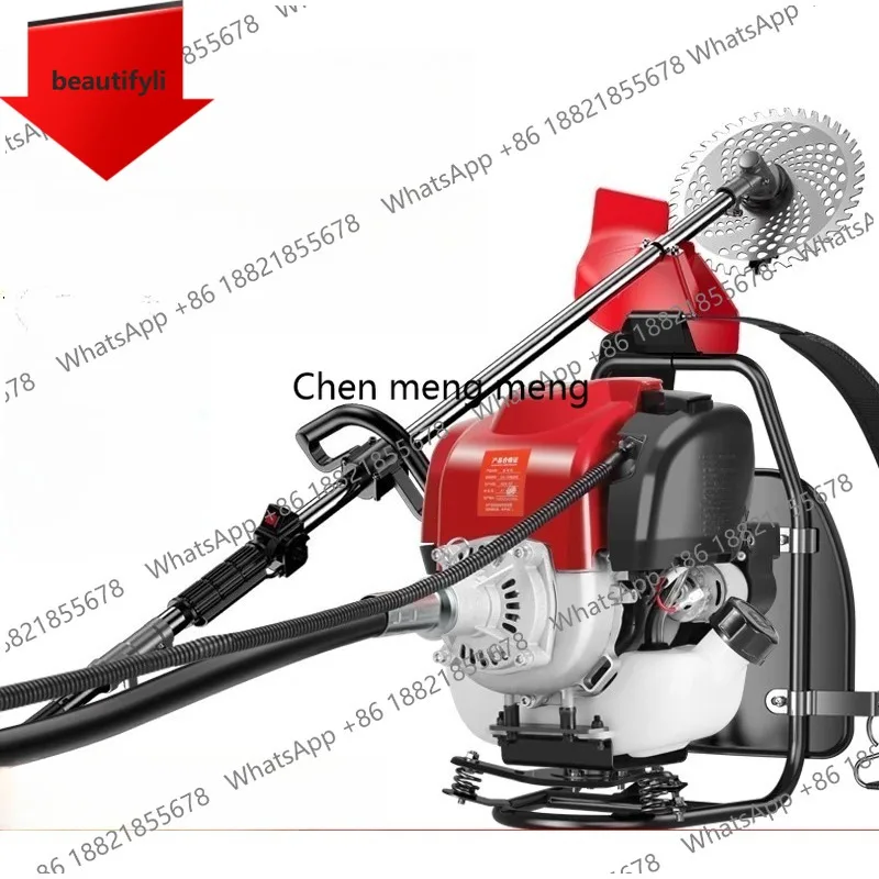 A55 lawn mower backpack four-stroke small household multi-function agricultural lawn mower weeding artifact