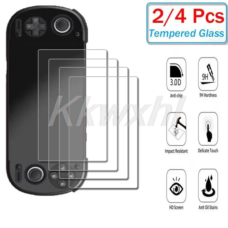 

2-4PCS 9H HD Tempered Glass For Retroid Pocket 6 5.5” Retro Game Console ON RetroidPocket6 RP6 Screen Protector Cover Film