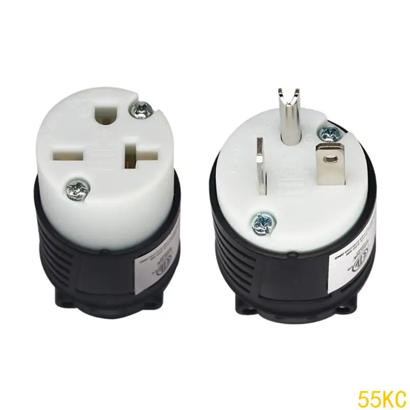 

55 км NEMA 6-20P Мужской плагин/NEMA 6-20R Женский розет
