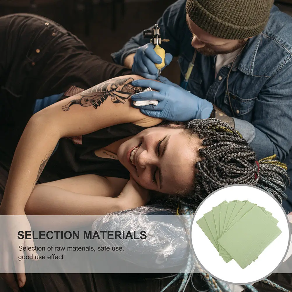 20Pcs Tattoo Cleaning Pads Disposable Table Covers Protective Waterproof Mat for Tattoo Microblading Nail Use