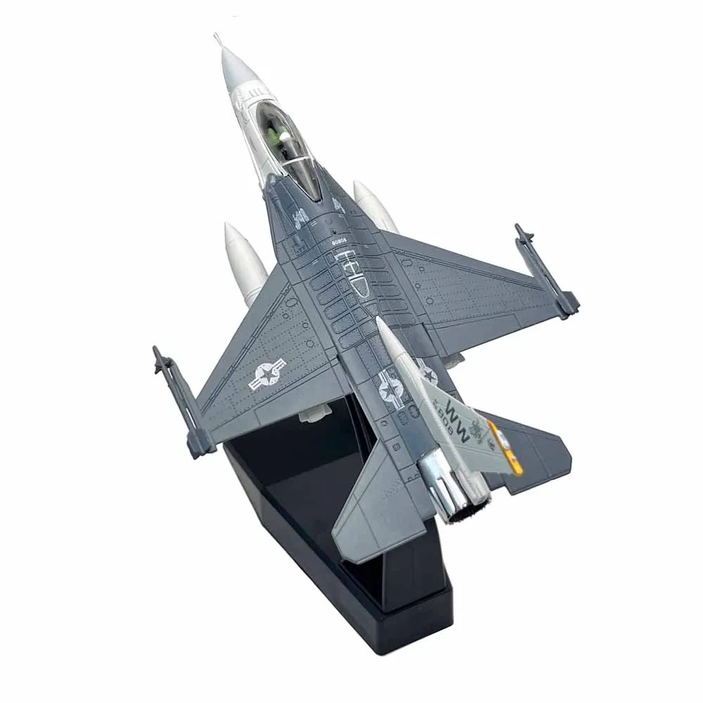 1/100 Scale F-16 F16C Fighting Falcon U.S. Pacific Squadron Alloy Fighter Diecast Metal Airplane Plane Aircraft Model Toy