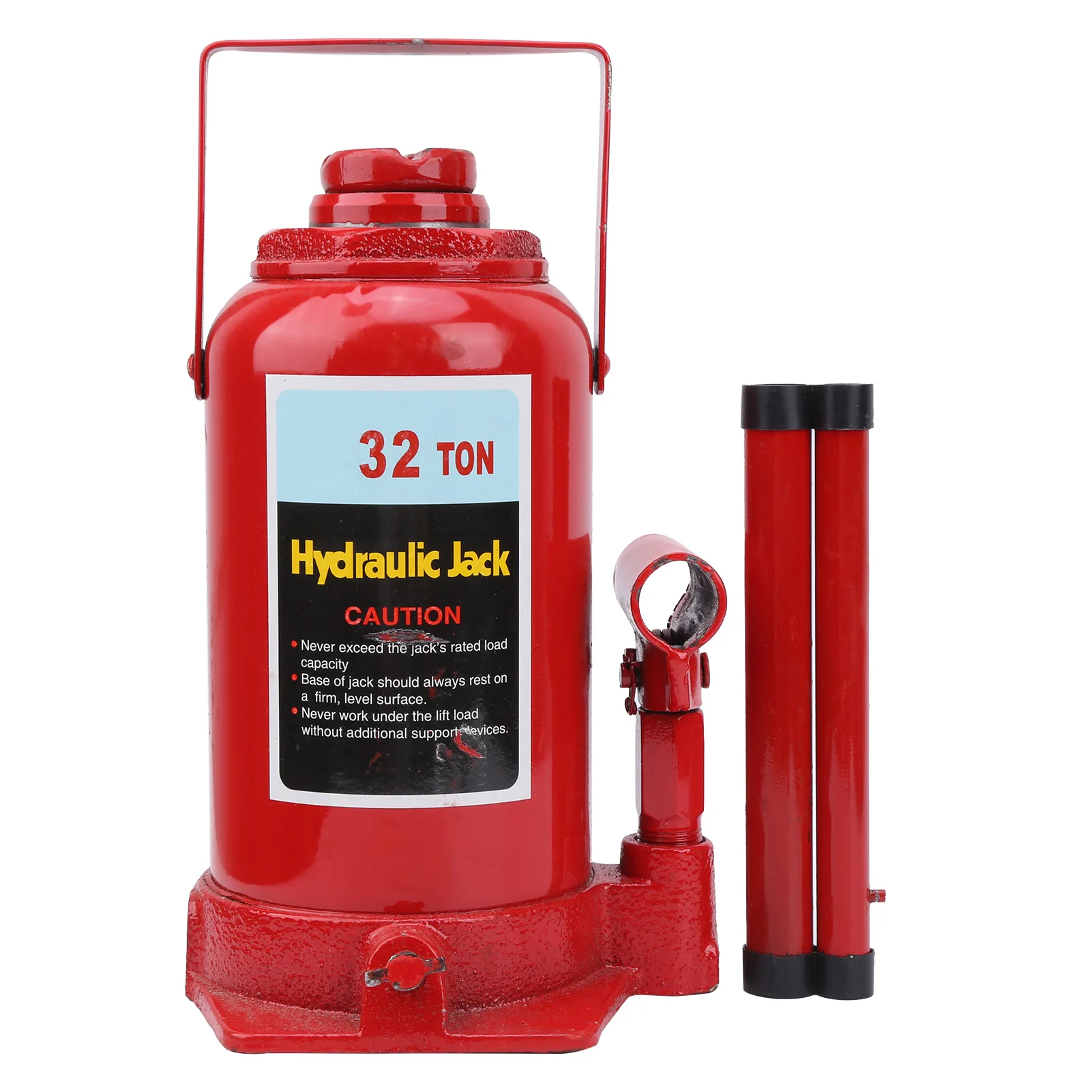 32 Ton Hydraulic Bottle Jack Lifting Automotive Lifter Steel Car Vehicle Repair Tool