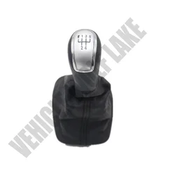 For Skoda Fabia MK1 1999 2000 2001 2002 2003 2004 2005 2006 2007 2008 Car-Styling 5 Speed Gear Stick Shift Knob Leather Boot