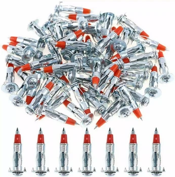 مسامير تثبيت جدارية مجوفة مطلية بالزنك ، مجموعة مسامير مولي للخدمة الشاقة ، 46