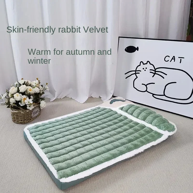 Dog Bed,Thickened Bed Mat For Dog Cat, Winter Super Warm Bed Mat for Small Medium Large Dog,Removable Washable Pet Bed For puppy