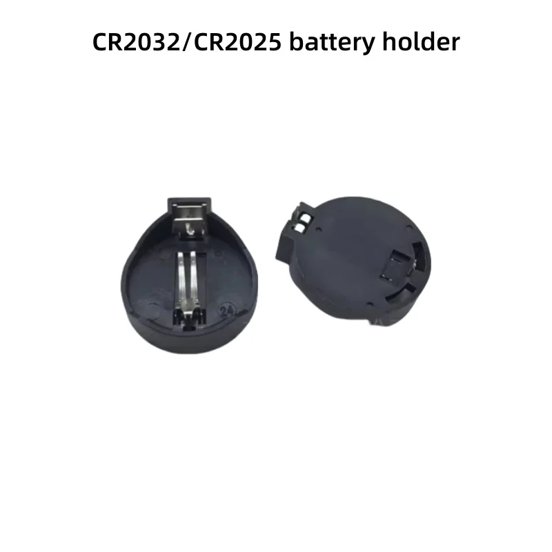

High-Quality CR2032/CR2025 Button Battery Holder 3V Battery Box Straight Insertion Motherboard Holder