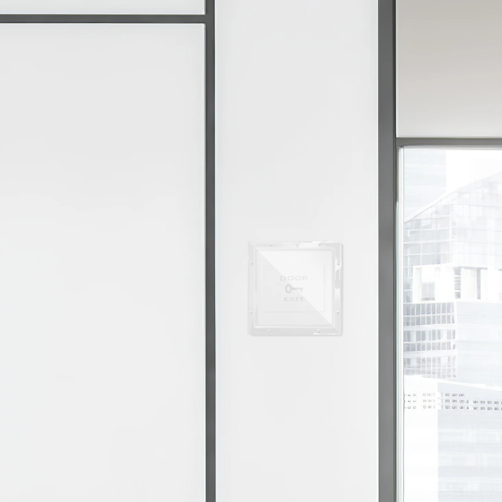 Access Control Waterproof Cover Rainproof Transparent Shell for Doorbell Weatherproof Plastic Protector Splash Proof Door Access