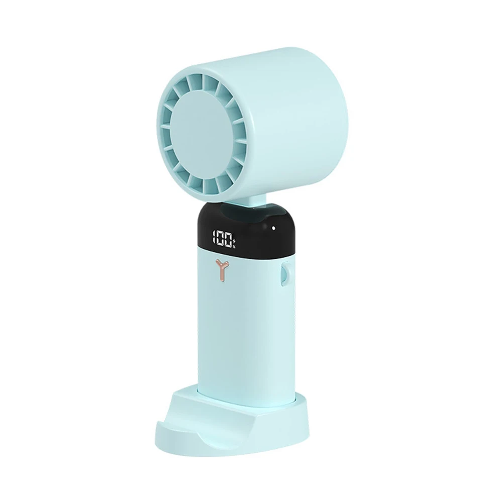 

Small Portable Digital Display Handheld Fan Portable Rechargeable Pocket Fan Gift For Children's Day