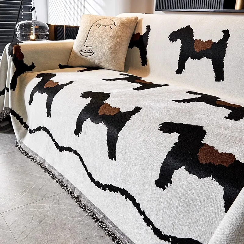 

Funda Sofa Home Chenille Horse Sofa Mat Throw Blanket All-season Camping Picnic Blanket Cover Sofa Cover 2024 Autumn Sofa Covers