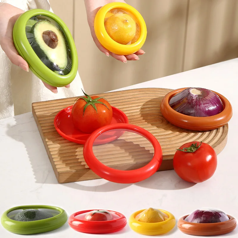 

Fruit Preservation Storage Box Silicone Film Food Box Sealed Mini Refrigerator for Storage Vegetable Lemon Fresh