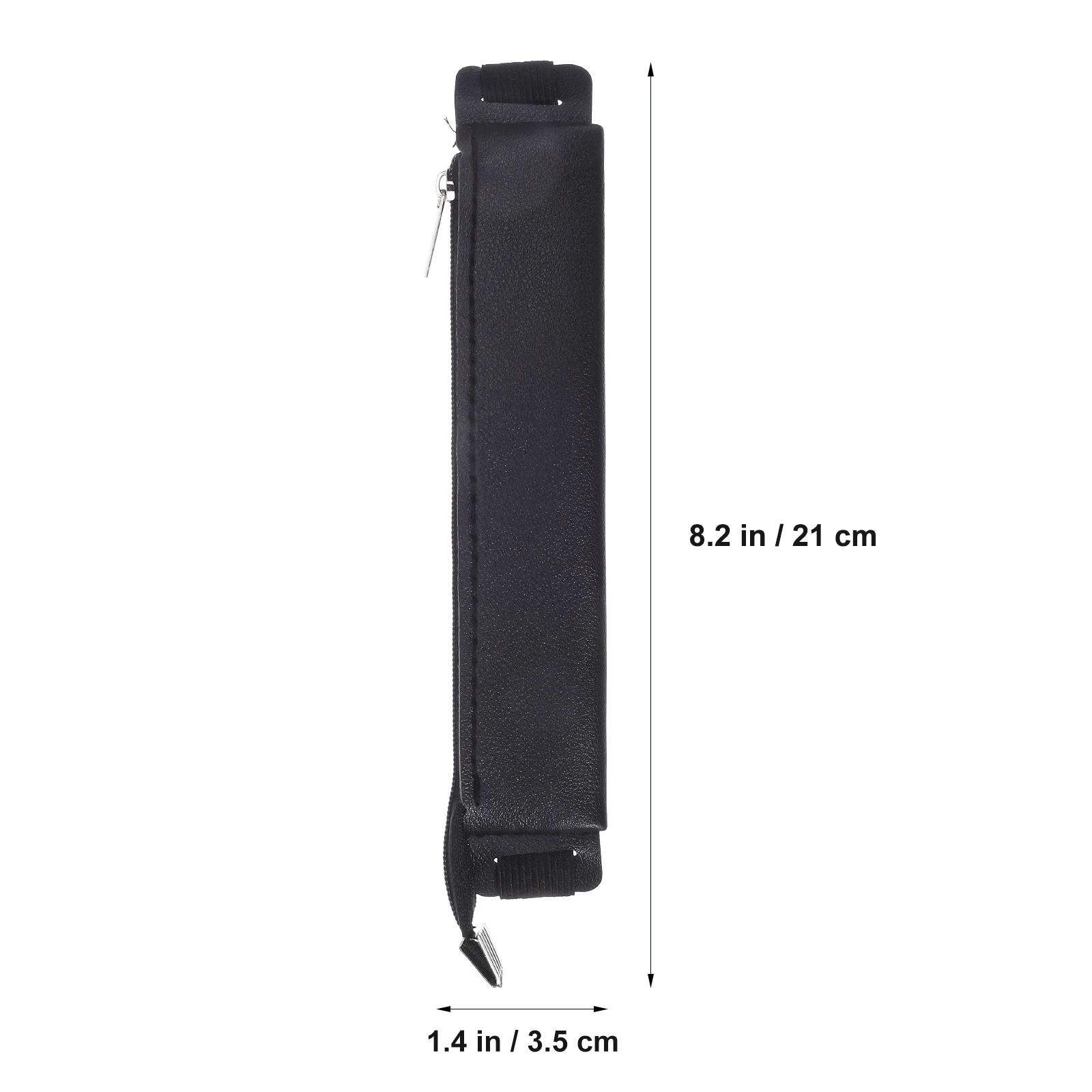 

2 Pcs Elastic Zipper Pen Case Stationery Organizer Notebook Accessory Portable Pencil Bag School Office Supplies Desk Tidy