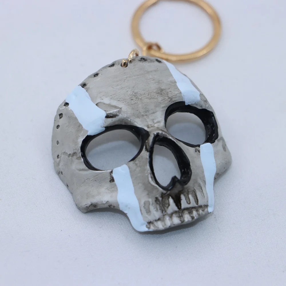 MW2 Ghost Skull Mask Keychain, Warzone Ghost Mask Keychain, Call of Duty keychain, gaming accessories