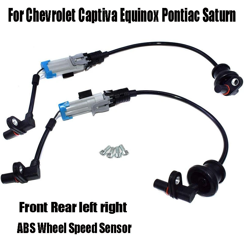 1Set/4Pcs Front Rear Left Right ABS Wheel Speed Sensor 96626078 96626080 For Chevrolet Captiva Equinox Pontiac Saturn