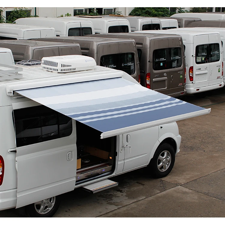مقاوم للماء مقطورة سيارة Rv متنقل المظلة العربة المظلة مع التحكم الآلي ملحقات المنزل المتنقل