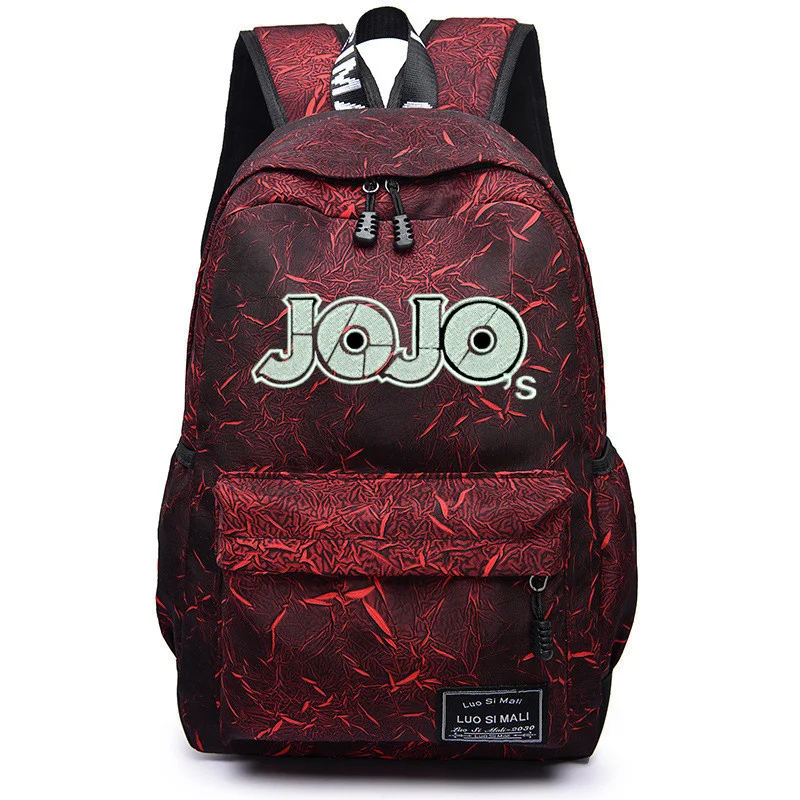 

Anime JoJo's Bizarre Adventure Cosplay Backpack Student School Unisex Laptop Travel Book Bag Fashion Outdoor Daily Rucksack Gift