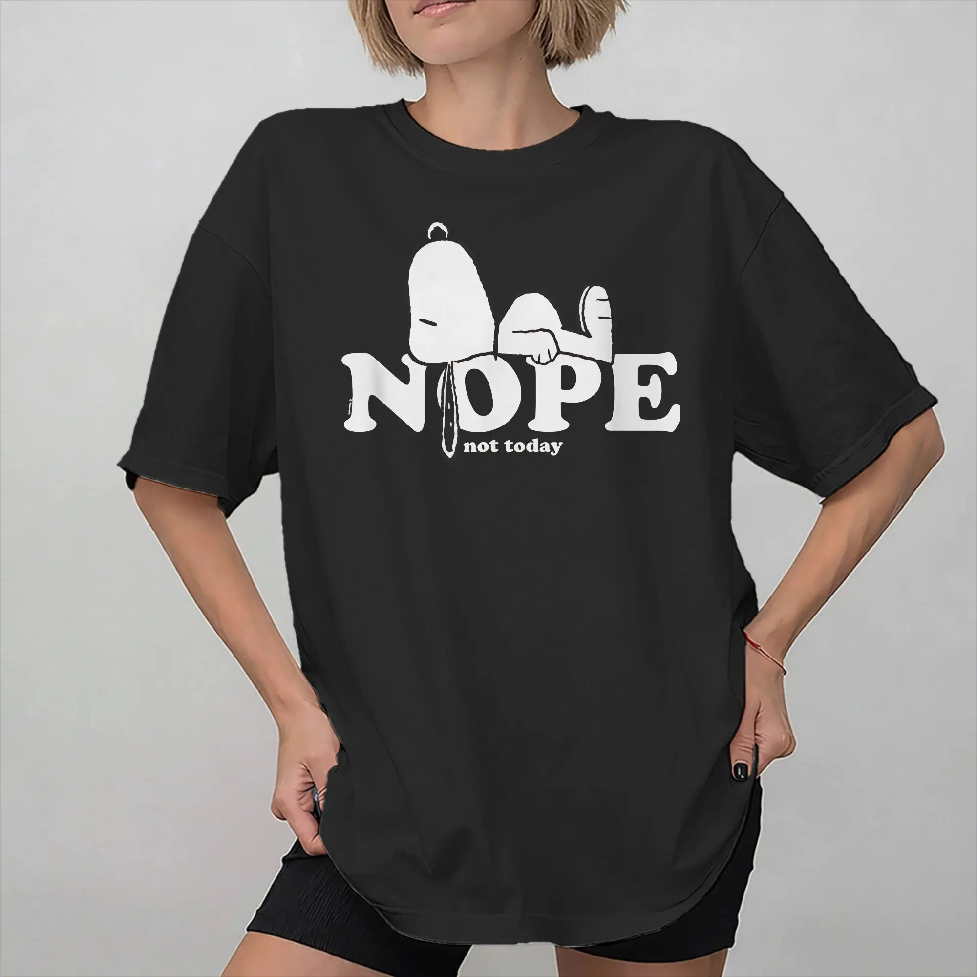 snoopys cartoon dog Graphic Printing T Shirt for Men Women  Pure Cotton  Tee Shirt Clothing