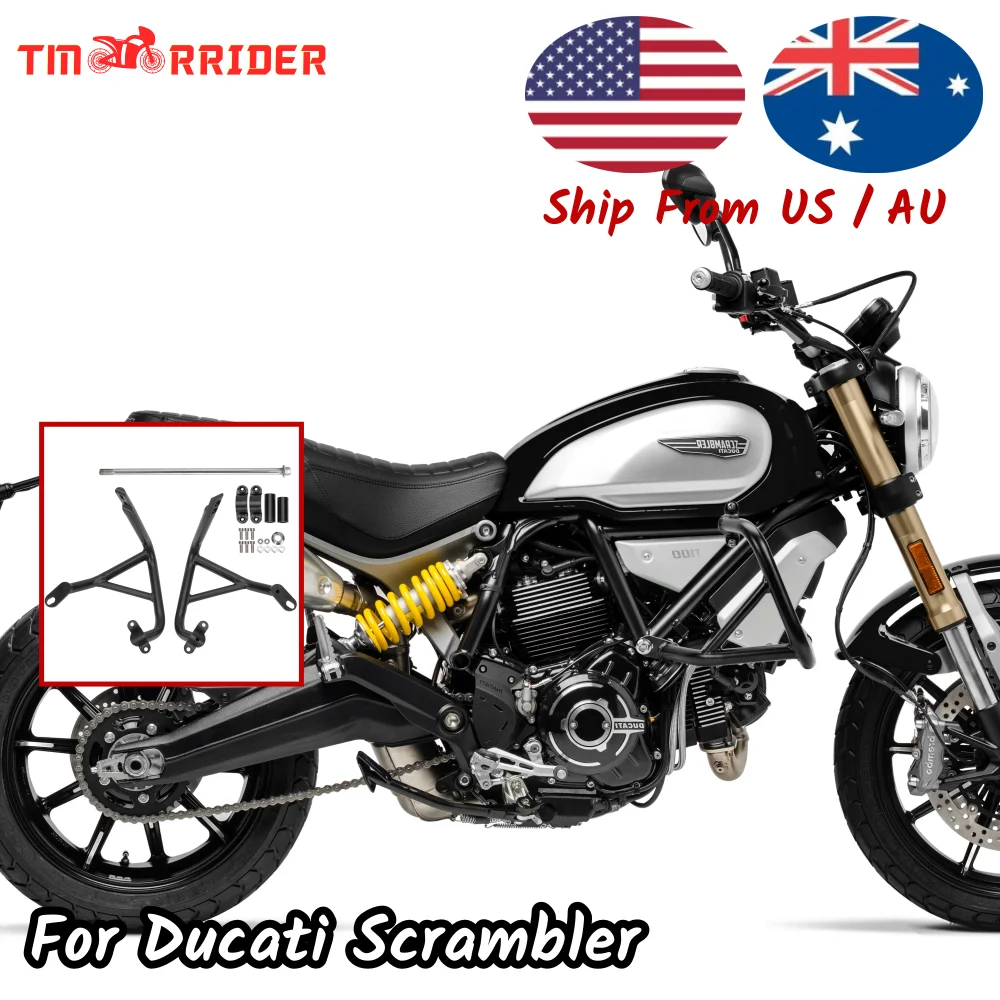 

Motor Stunt Cage Crash Bar Highway Bumper Engine Guard Protector for Ducati Scrambler 800 DS Sixty2 Full Throttle Icon 2014-2022