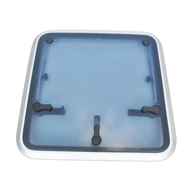 575X575Mm Anodized Aluminum Square Porthole With Tempered Glass Marine Boat Window