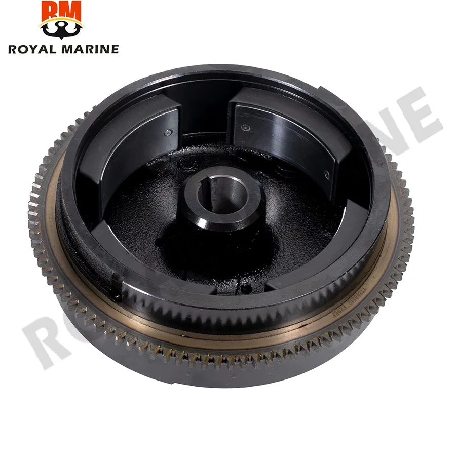 63V-85550-00 Electric Flywheel for Yamaha Boat Engine 2T 9.9HP 15HP Rotor Assembly Parsun Outboard Boat Engine Replaces Parts