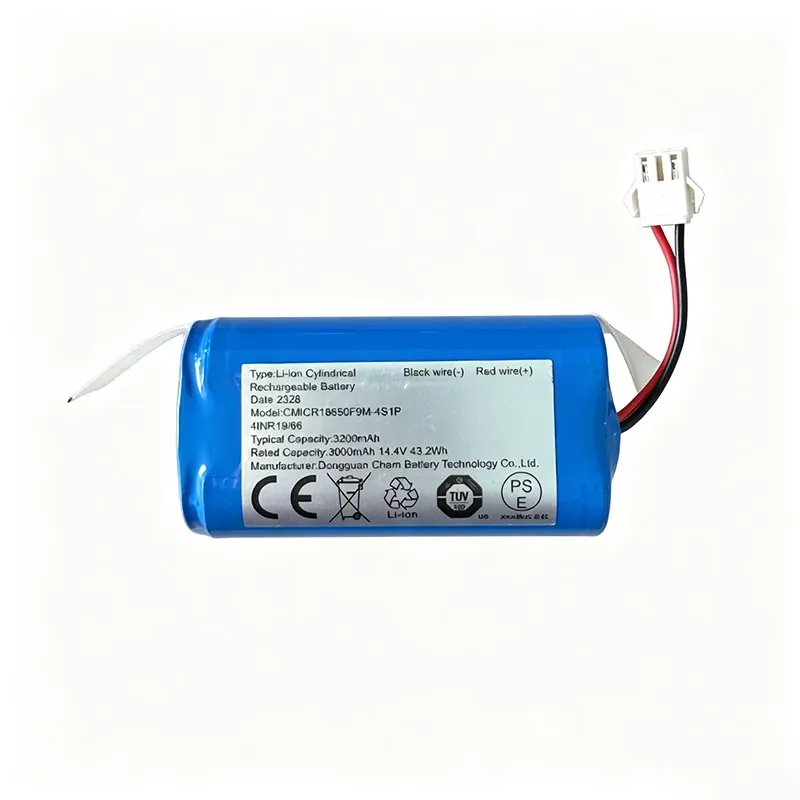 for J300 Robot Vacuum CMICR18650F9M-4S1P Battery 3000mAh 14.4V