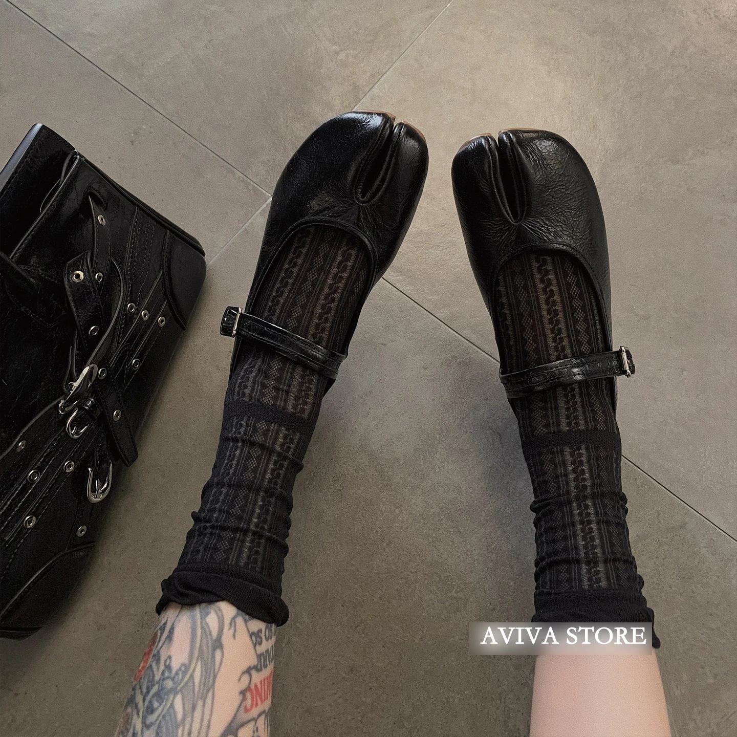 Comfortable Soft BreathableCombed Cotton Summer Thin Split Toe Woman Mesh Socks Ice Cream Candy Color Two-Toed Japanese Tabi Sox