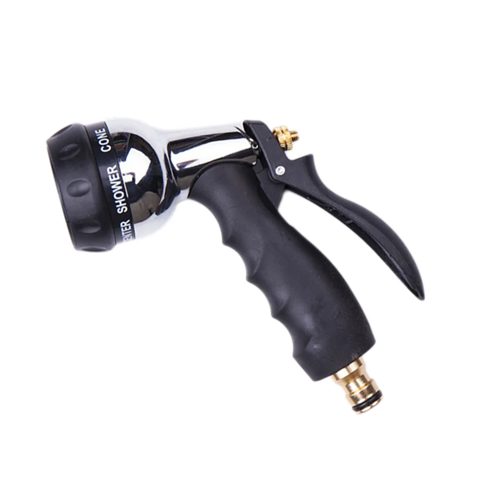 

Garden Hose Nozzle Heavy Duty High Pressure Watering Sprayer Plastic Control For Lawn Car Wash Flower Beds Tool