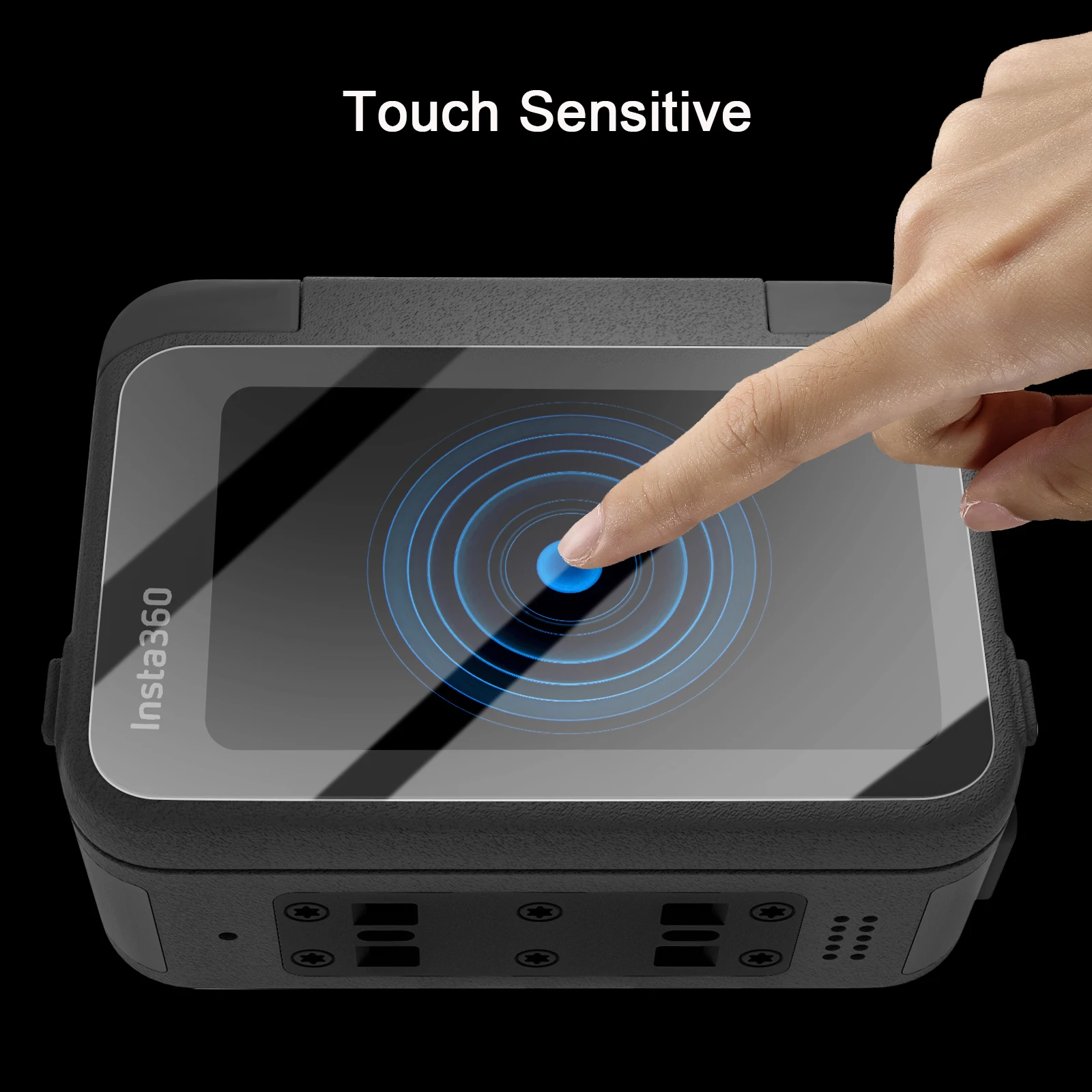 Película de vidrio templado 9H para Insta360 Ace Pro, Protector de lente de pantalla para Insta360 Ace, accesorio de cámara, película protectora antiarañazos