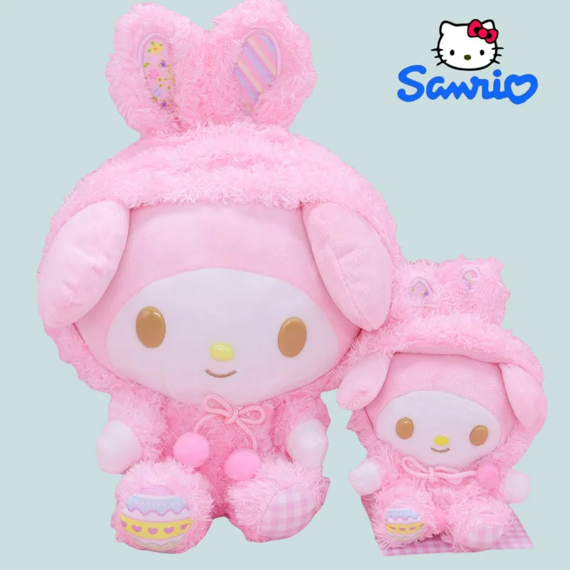 

Easter Cute Hellokitty Kuromi Melody Cinnamoroll Pochacco Turn Into Rabbit Plush Toys Cartoon Lovely Stuffed Dolls For Holiday