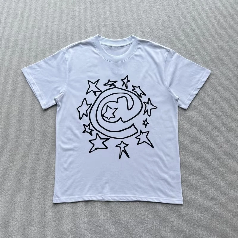 Sommerliches ADWYSD T-Shirt mit Rundhalsausschnitt für Herren und Damen – Hochwertig, schlicht, modisch und vielseitig für den Alltag – Detail 8