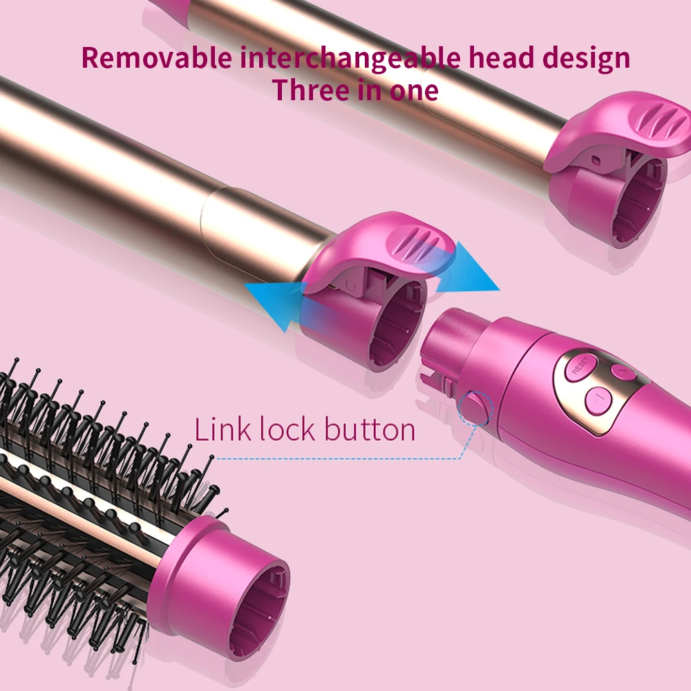 SMET New Arrival Multi-functional Auto Hair Curling Wand With Fast Heating Temperature Styling Curler for Salon  Beauty