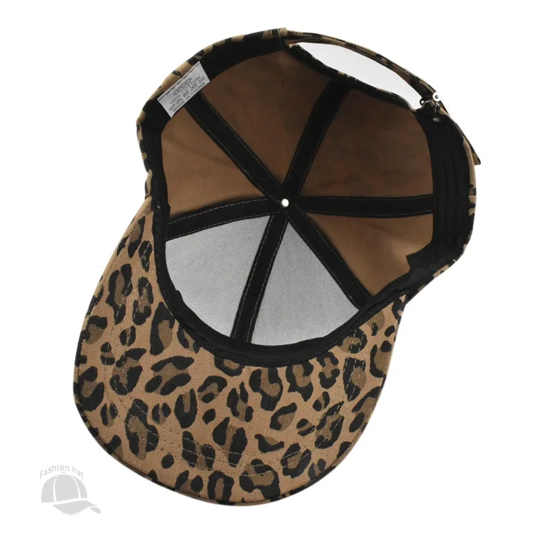 New fashion men and women leopard print baseball cap outdoor sun-proof fashion all-match ins peaked hat