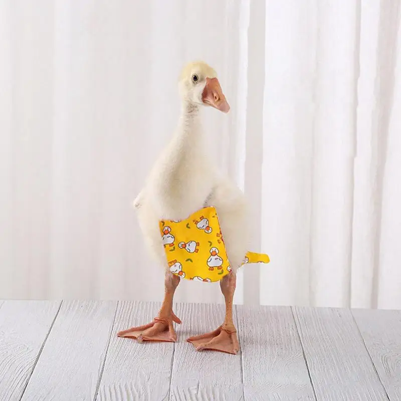 Chicken Diapers Poultry Chicken Clothes Reusable Duckling Diapers Washable Leak Proof Duck Diapers For Hens Poultry Duck