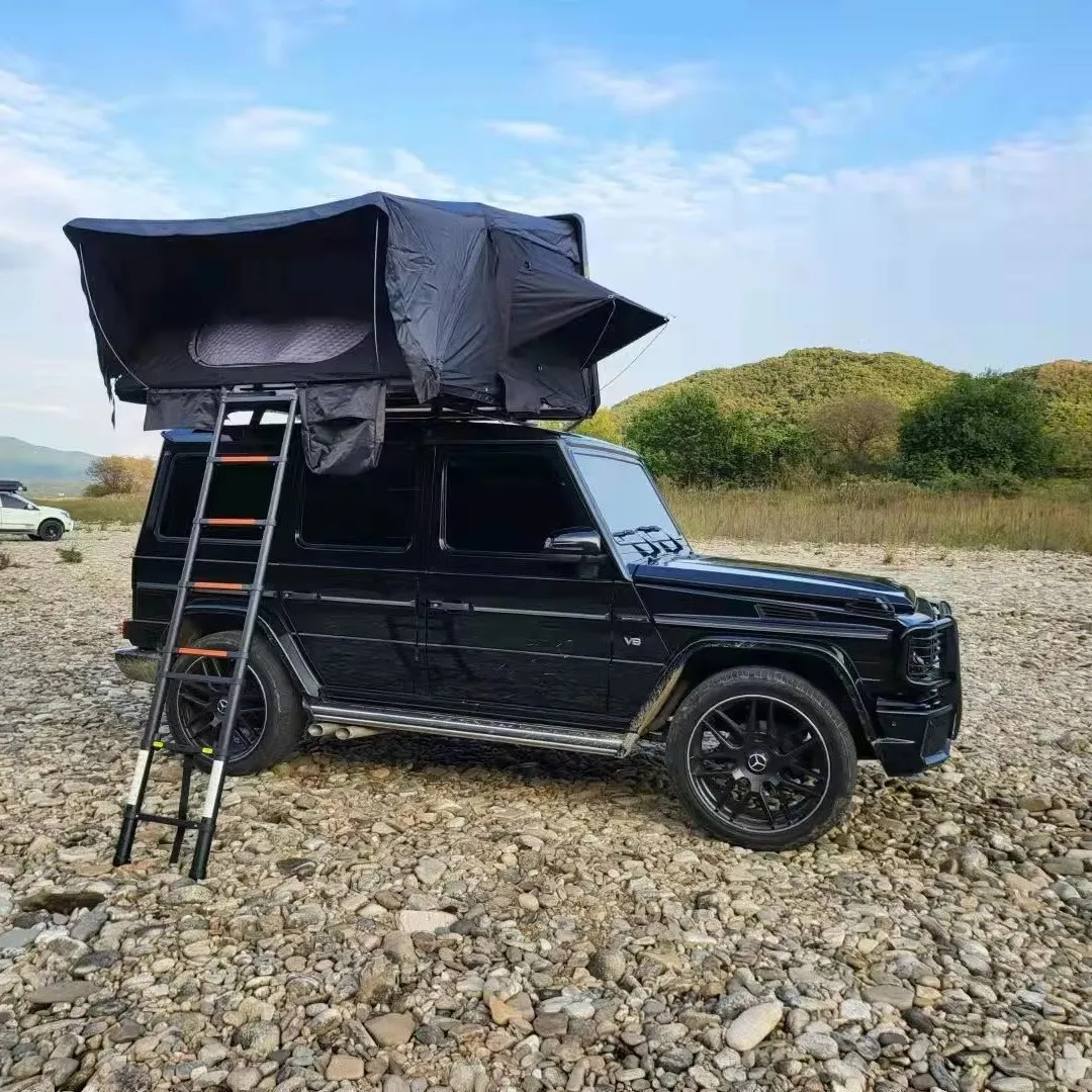 Waterproof Sunshade Folding Roof Top Pop-up Car Camping Outdoor Tent with Awning