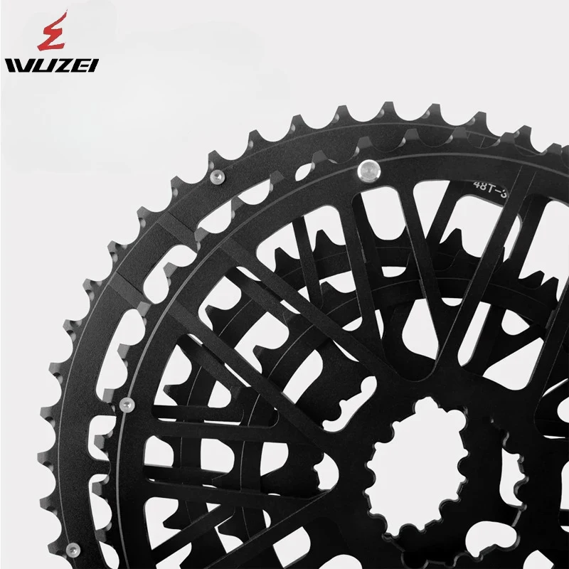 

WUZEI 2X 3 - Bolt Folding Chainwheel: 8 - 12S, Multi - Tooth for Road Bikes 46/30T 48/32T 50/34T 52/36T 53/39T