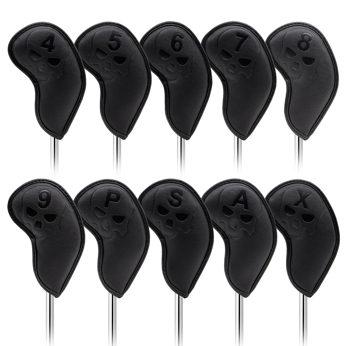 Golf Club Iron Cover Headcover Golf Iron Head Covers Golf Club Iron Headovers Wedges Covers 10pcs/set