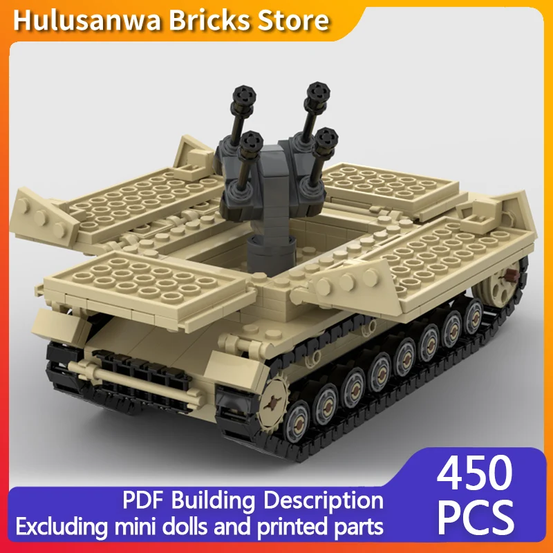 

Zerstörer 45 Military Tanks Model MOC Building Bricks War Equipment Modular Technology Gifts Holiday Assemble Children Toys Suit