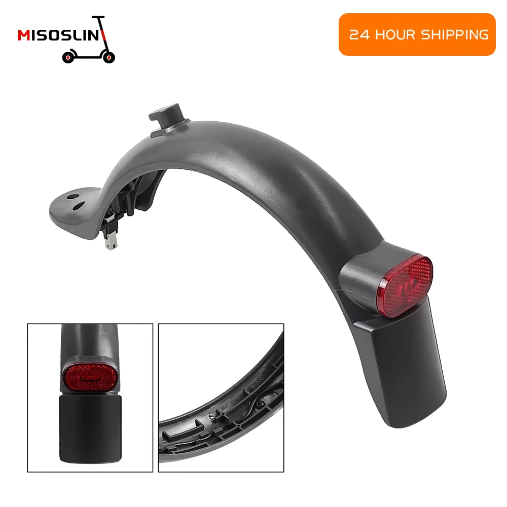 

Брызговик для шин для электрического скутера Xiaomi M365/Pro/1S Pro2, светодиодный стоп-сигнал, водонепроницаемый комплект заднего брызговика