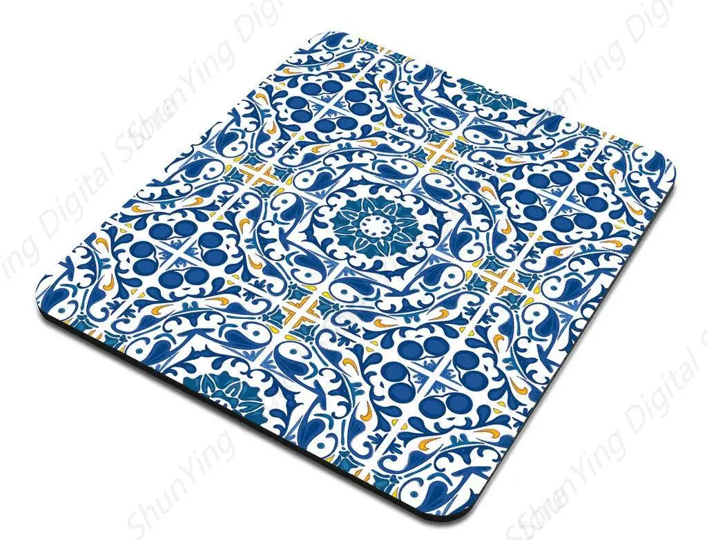 Mouse Pad Portugal Ceramic Tile Office Gift Mouse Pad Morocco Suitable For Gaming Office Laptops 25*30cm