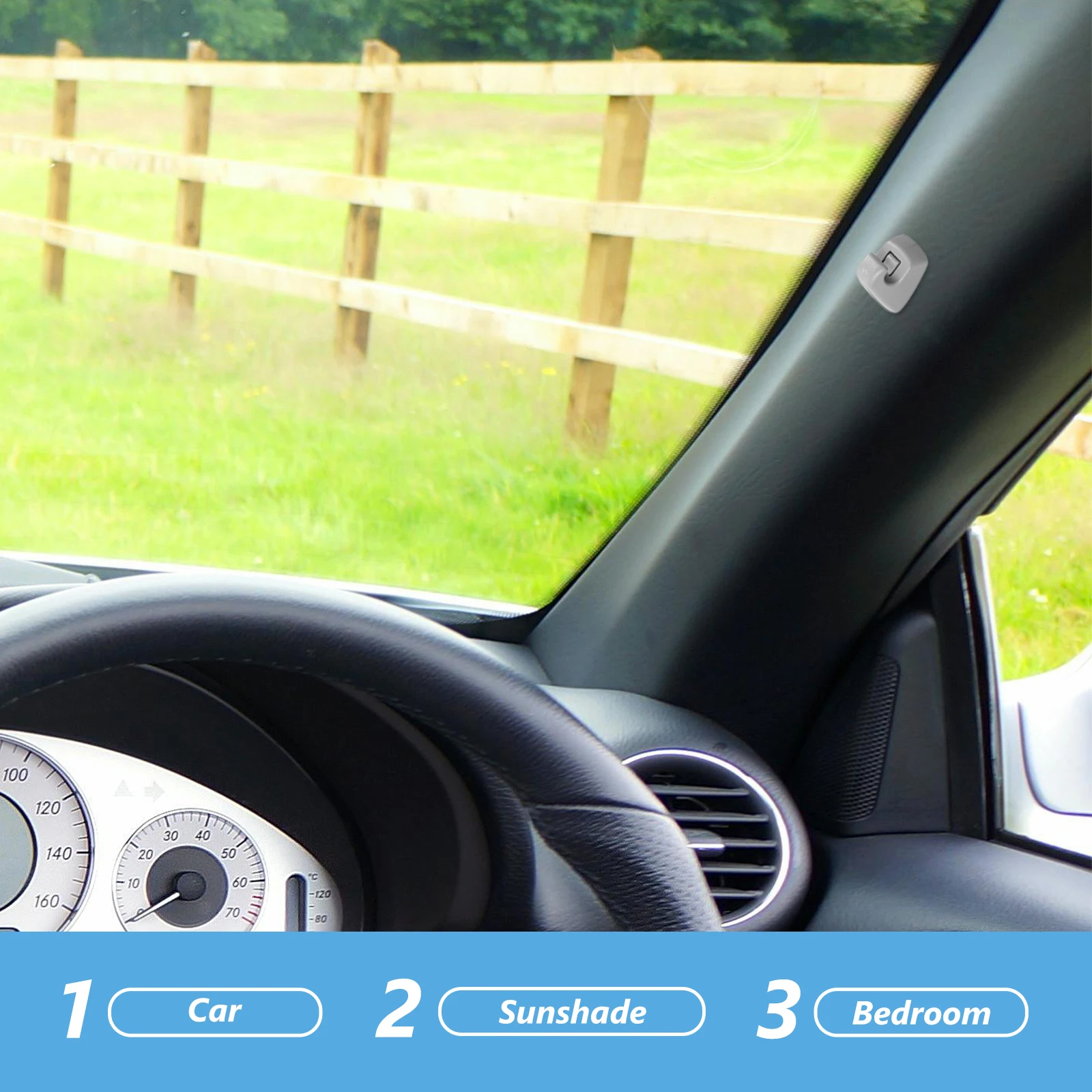 

2pcs Sun Visor Bracket Clips Car Interior Accessories Shade Hook ABS Material Compatibility Durability Easy for cars