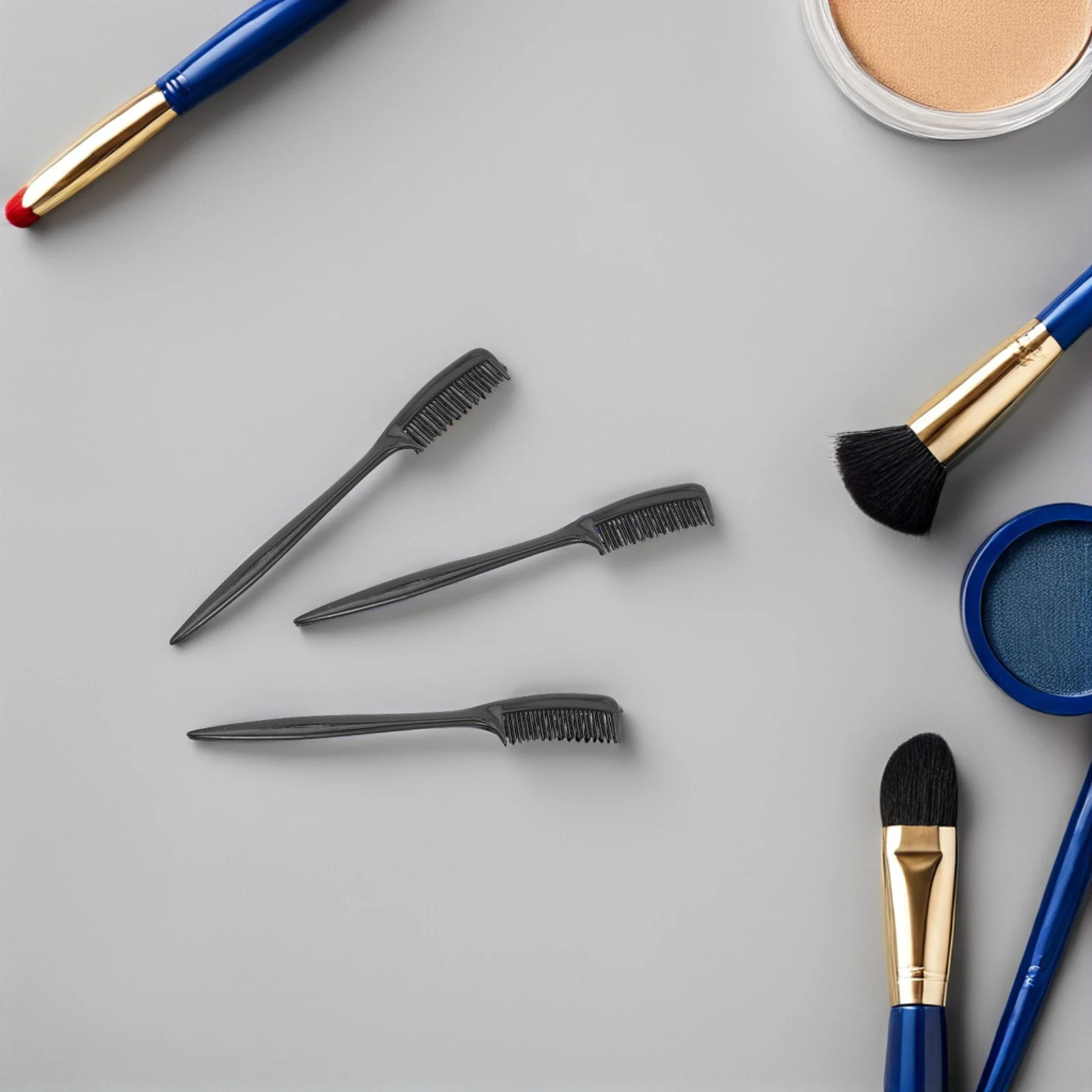 100개 미니 속눈썹 분리 빗 눈썹 브러시 속눈썹 스타일링 도구 메이크업 눈썹 정리 속눈썹 메이크업 도구