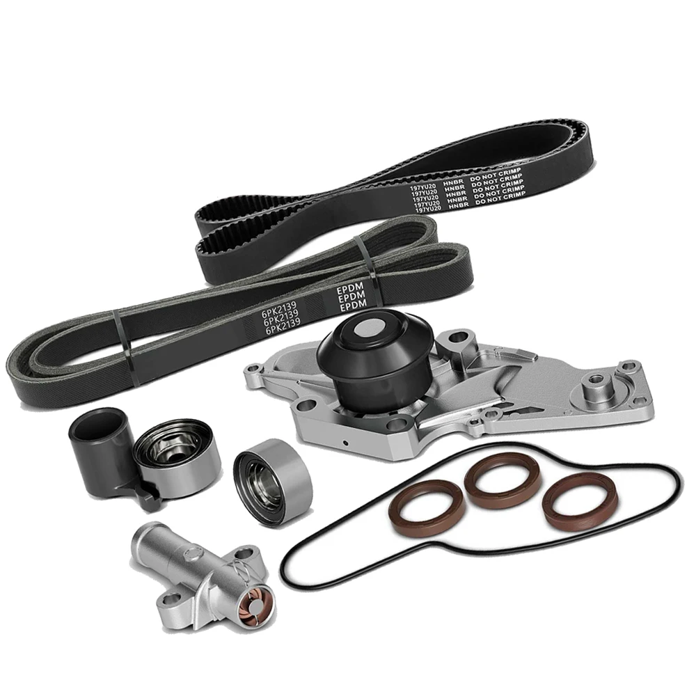 TCKWP329 Timing Belt Kit For Acura MDX 2003-2013 RL 2005-2012 Saturn Vue 2004-2007 3.5L 3.7L V6