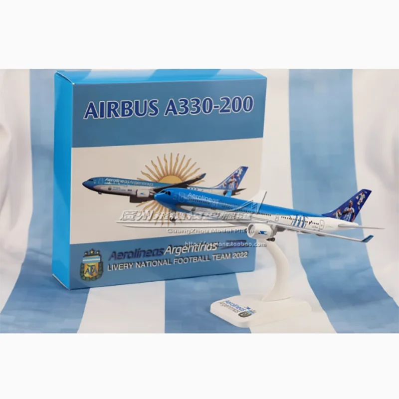 20 سنتيمتر Aerolineas Argentinas A-330 A330 سبيكة الركاب نموذج طائرة جمع عرض بوتيك الديكور
