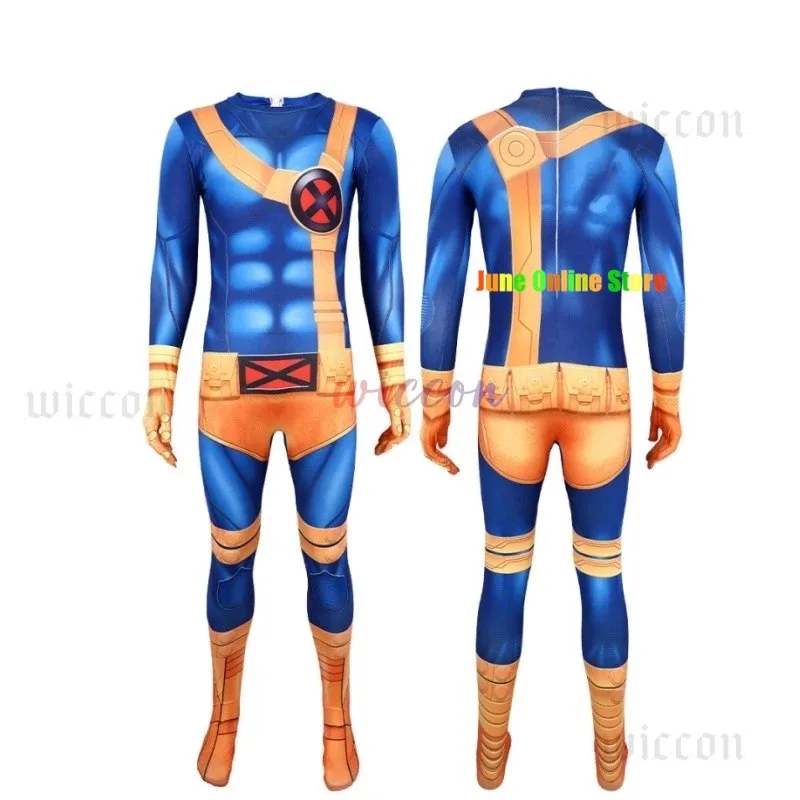 

asdh8@Disfraz Gambit cosplay Superhero Magneto Phoenix's Intimate Halloween Tight Jumpsuit Stage Party Performance Costu