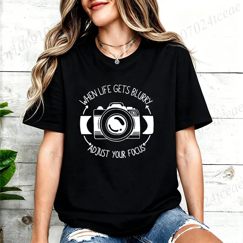 Funny Photographer Shirt,Camera TShirt,Photograph Lover T Shirt,Photography Shirts,Summer Fashion Women T-Shirts Travel Tops