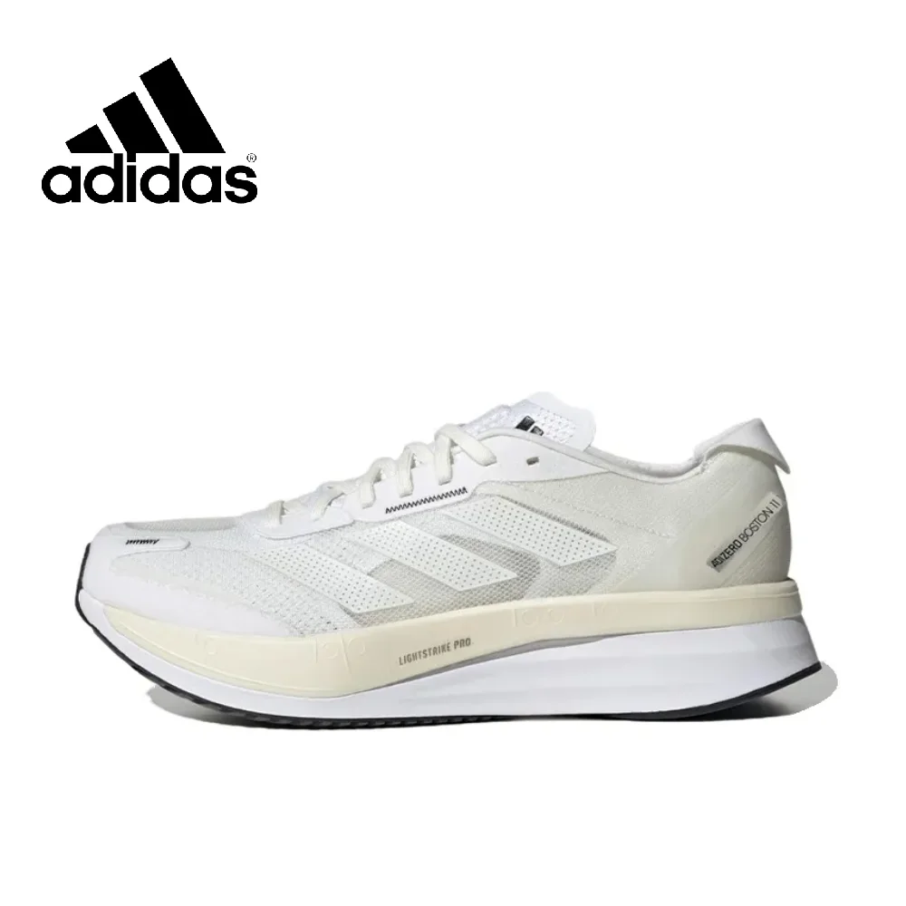 

Мужские и женские кроссовки Adidas Adizero Boston 11, амортизирующие удобные низкие кроссовки белого и черного цвета