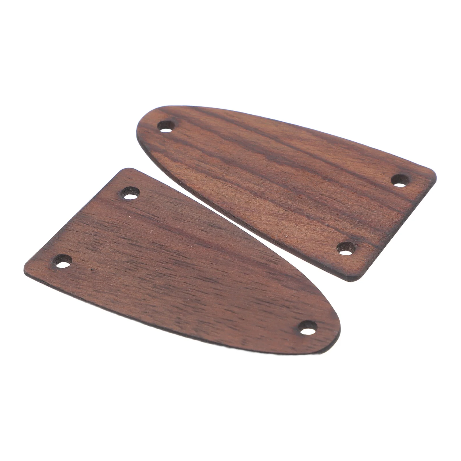 

2Pcs Guitar Accessories Wood Truss Rod Covers for Electric Guitar Natural Finish Smooth Hardwood Protection Plate Replacement