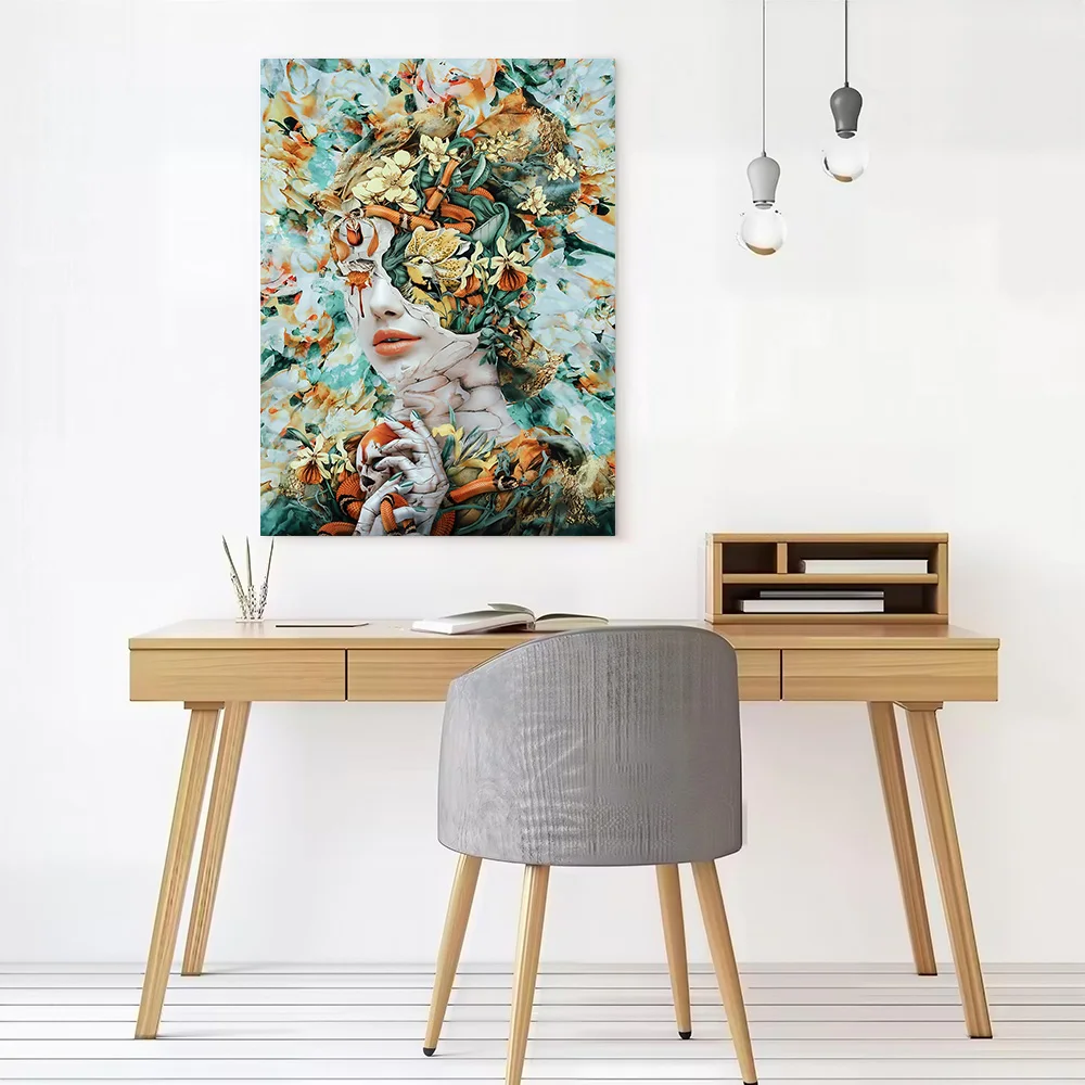 Tears of Spring Poster Customizable Printed Canvas Painting for Pictures Wall Art Modern Living Room Paintings Luxury Decoration