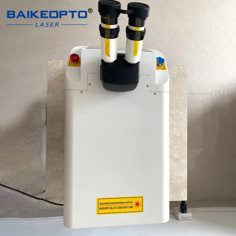 BK-JW100A Closed Cabinet Jewellery Laser Spot Welder Clear Stereo Microscope For Ultra-fine Welding Jobs