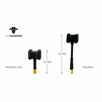 TBS TRIUMPH Antenn Team BlackSheep VAS 5.8GHz Circular Polarized Triumph SMA RP-SMA Antenna for FPV Racing Drone Part