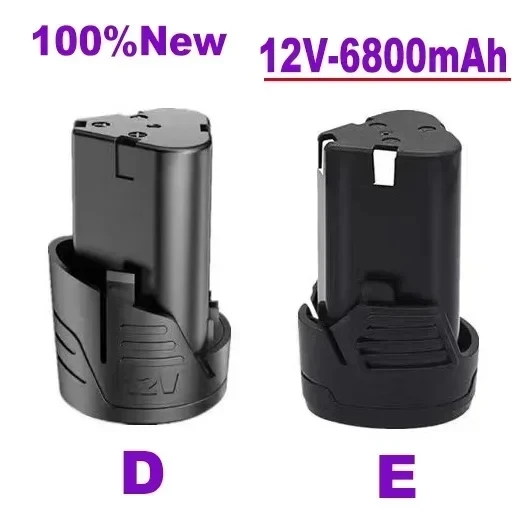 

100%.New.Universal 12V 6800mAh Rechargeable Li-ion Lithium Battery For Power Tools Electric drill Electric Screwdriver Battery